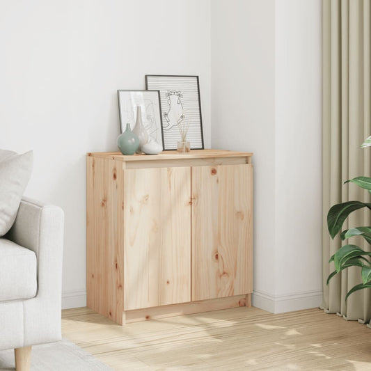 Armario Auxiliar De Madera Maciza De Pino 60x36x65 Cm / Vetonek_0