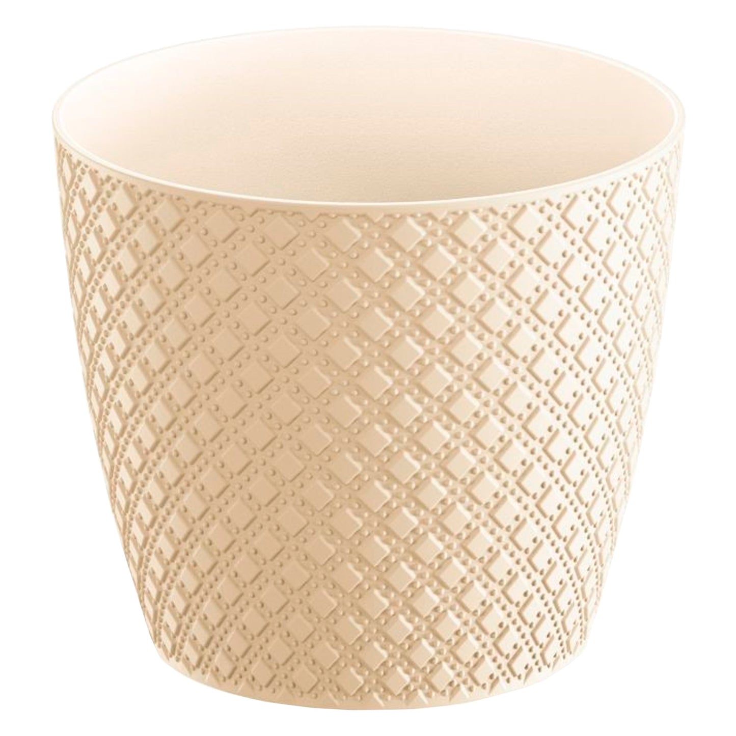 Maceta Orient 5,4l., Dimensiones (mm) 218x218x193, Color Crema_0