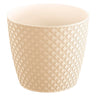 Maceta Orient 5,4l., Dimensiones (mm) 218x218x193, Color Crema