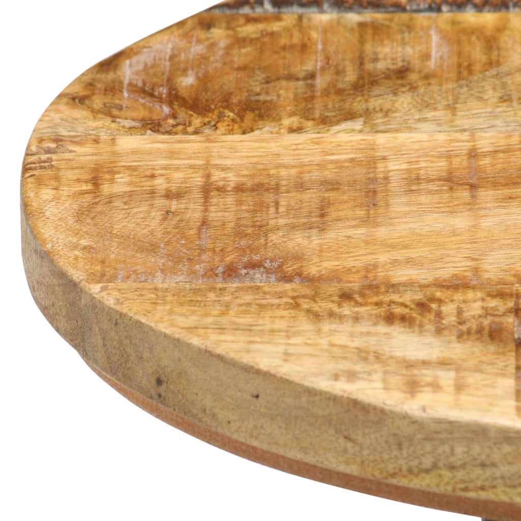 Taburetes De Cocina 2 Unidades Madera De Mango Rugosa_1