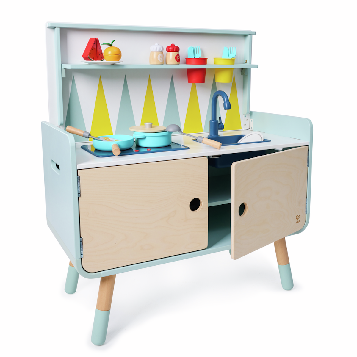 Cocina Juguete-almacenamiento 2en1 Hape_0