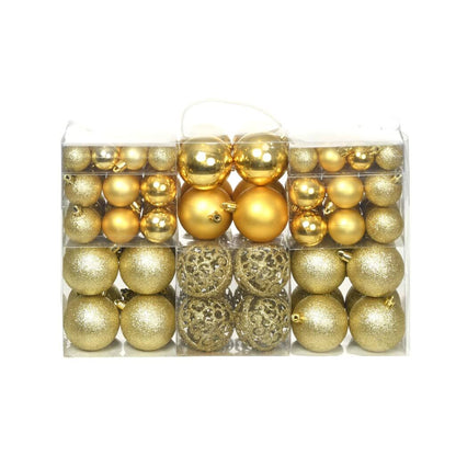 Vidaxl Lote De Bolas De Navidad 100 Unidades Doradas 3/4/6 Cm_0