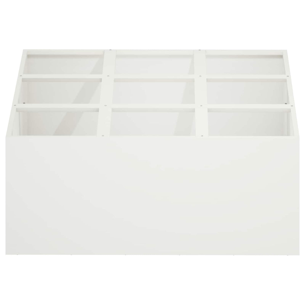 Macetero De Jardín Blanco 100 X 100 X 20 Cm_2