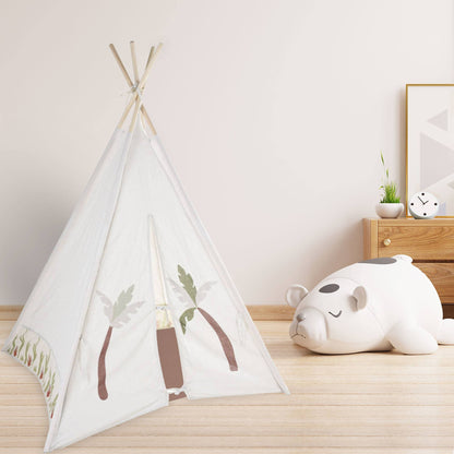 Well Home - Tipi De Algodón Y Poliéster En Color Blanco 103x103x160cm