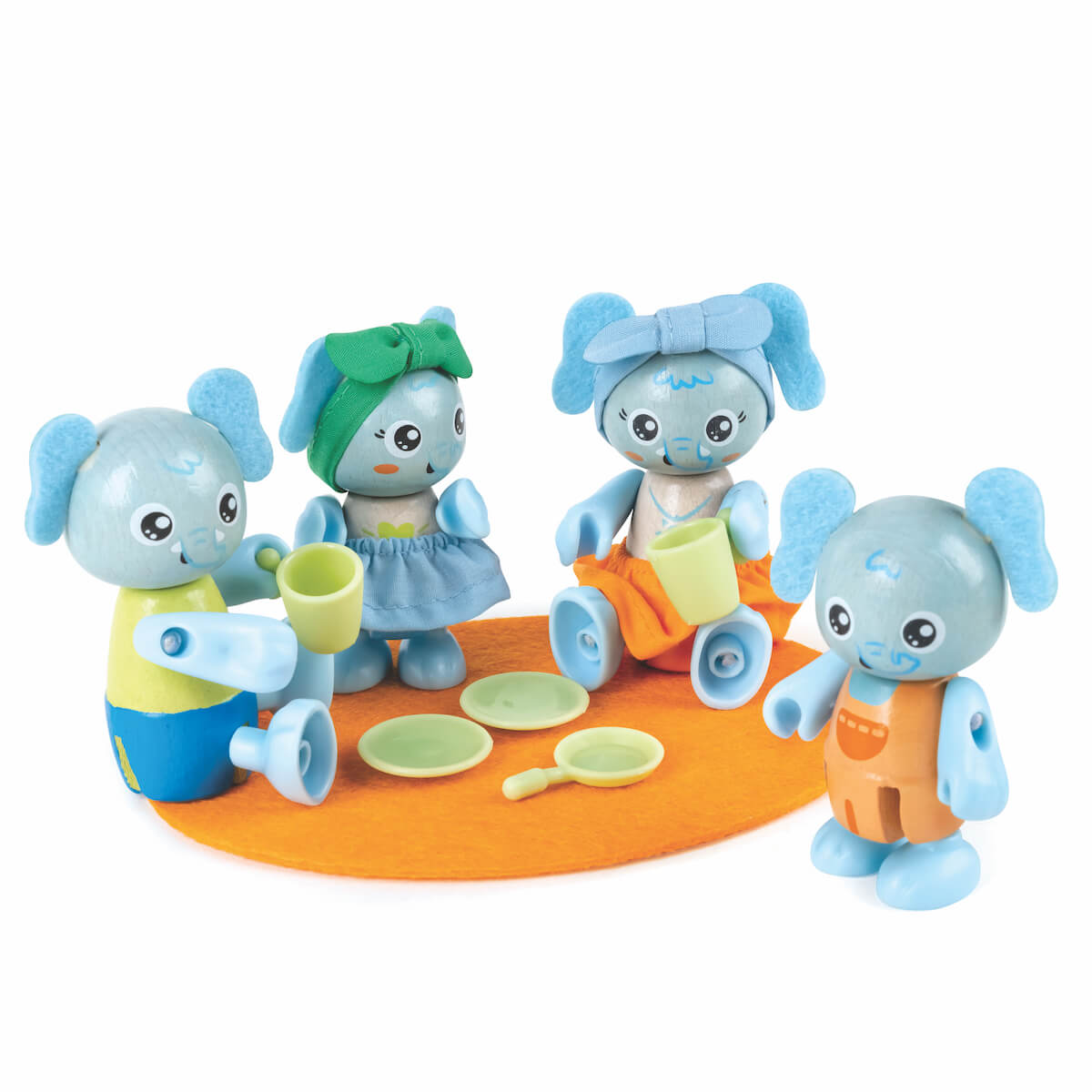 Familia Elefantes Green Planet Explorers Hape_5