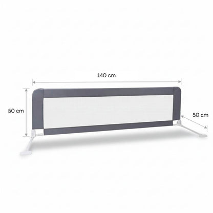 Bathby Barandilla De Cama Infantil 140 Cm – Altura Ajustable, Sistema Abatible, Malla Transpirable, Seguridad Anticaídas_5