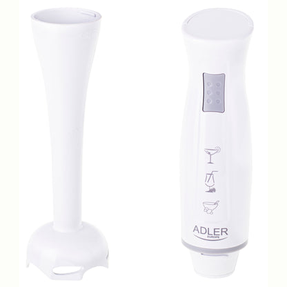 Batidora De Mano Brazo Desmontable, Cuchillas De Corte En Acero Inoxidable Adler Ad4622 300w
