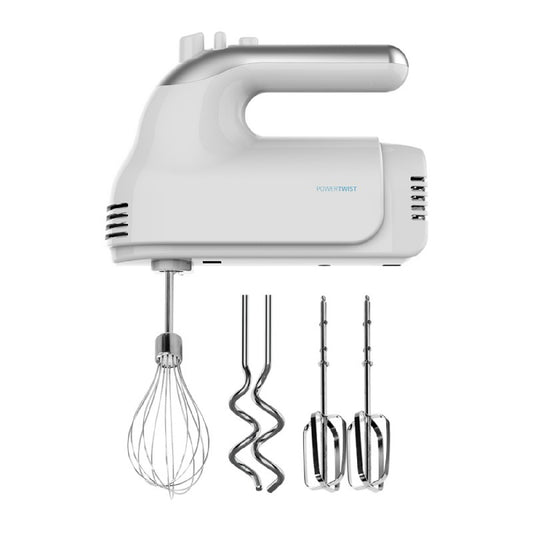 Cecotec Batidora De Varillas Powertwist. 500 W 5 Velocidades + Función Turbo Diseño Ergonómico 3 Accesorios: Varilla De_0