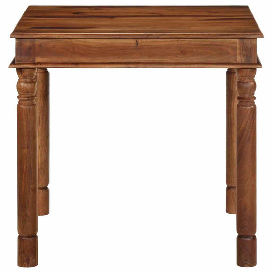 Mesa De Comedor Madera Maciza De Acacia 80x80x77 Cm_0