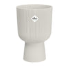 Macetero vibes fold coupe silky white Elho 14 cm