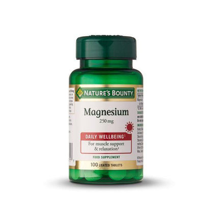 Magnesio 250mg 100comp Nature's Bounty