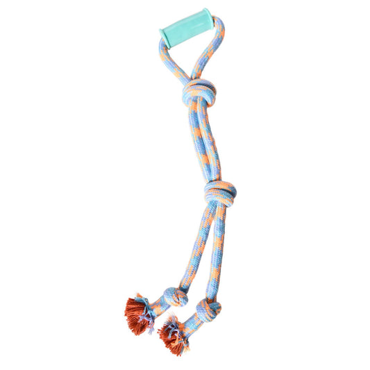 Juguete De Cuerda Resistente Con Asa De Plástico, De Grosor 2cm Y Largo De 60cm Para Perro Grande_0