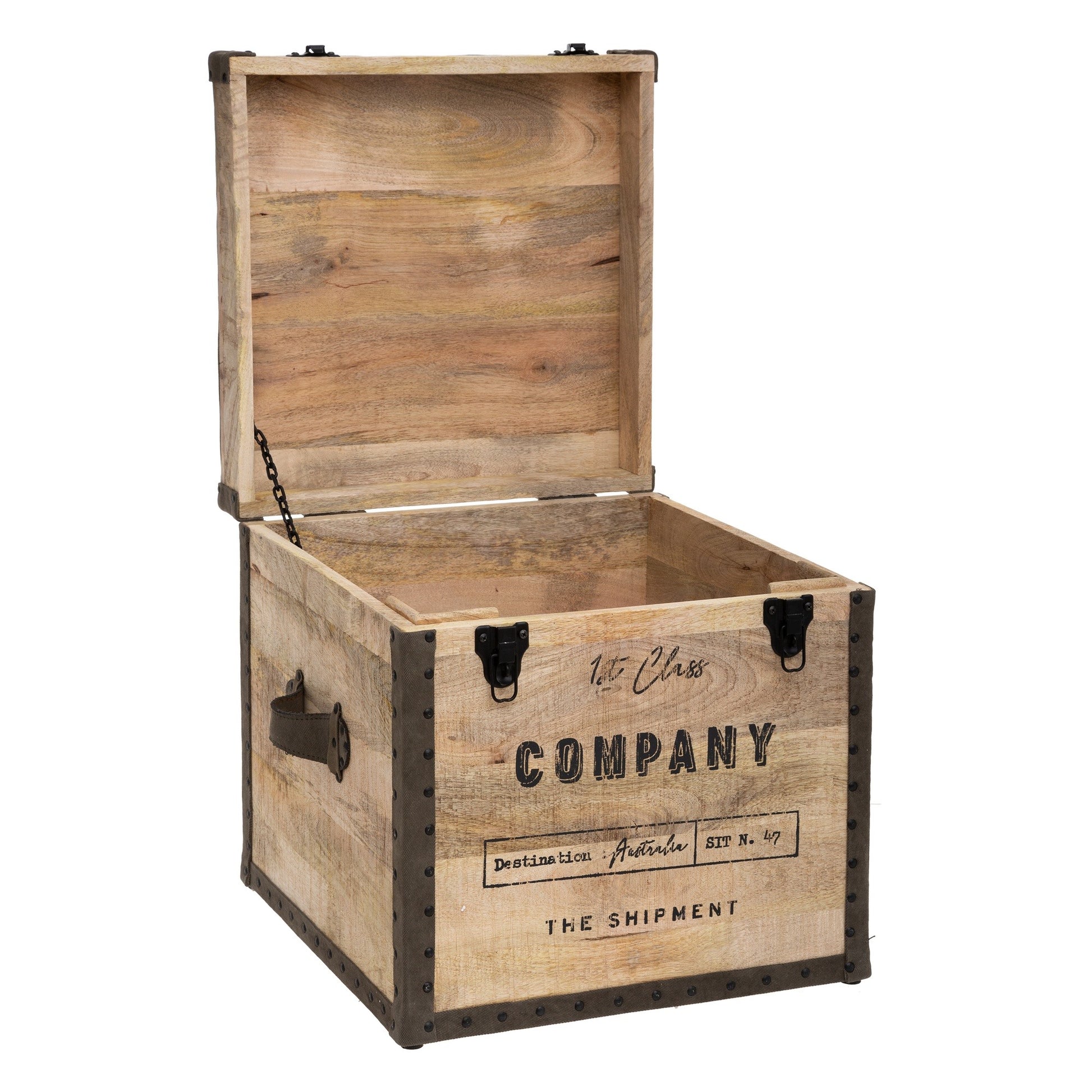 Baúl Puff 'colonial' Gris Topo