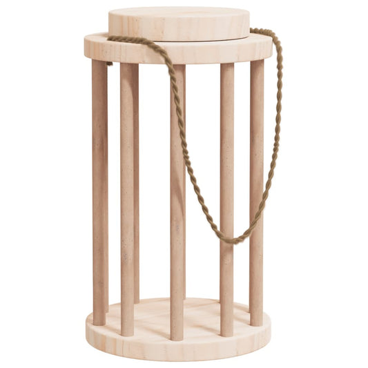 Vidaxl Comedero De Heno Para Conejos Madera Maciza Abeto Ø15x25,5 Cm_0