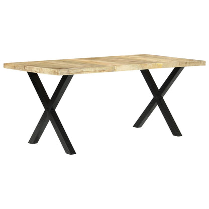 Mesa De Comedor De Madera Maciza De Mango 180x90x76 Cm_0
