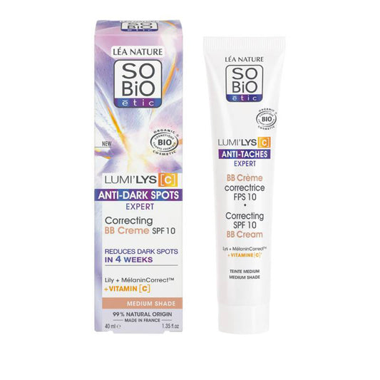 CREMA BB SPF 10 LUMI'LYS [C] ANTIMANCHAS EXPERT,  SO'BIO, 40 ml