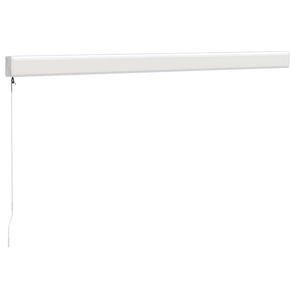 Toldo Retráctil Aluminio Y Tela Naranja Y Marrón 3,5x2,5 M_3