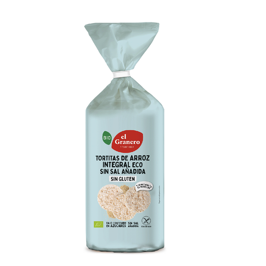 Tortitas de Arroz sin Sal y sin gluten El Granero 115 g