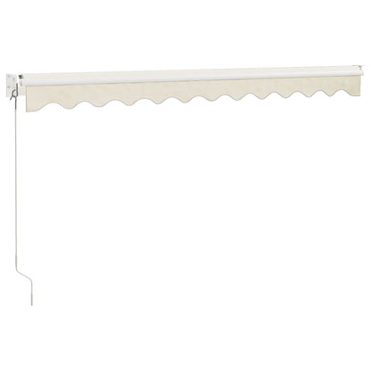 Toldo Retráctil Aluminio Y Tela Color Crema 3,5x2,5 M_5