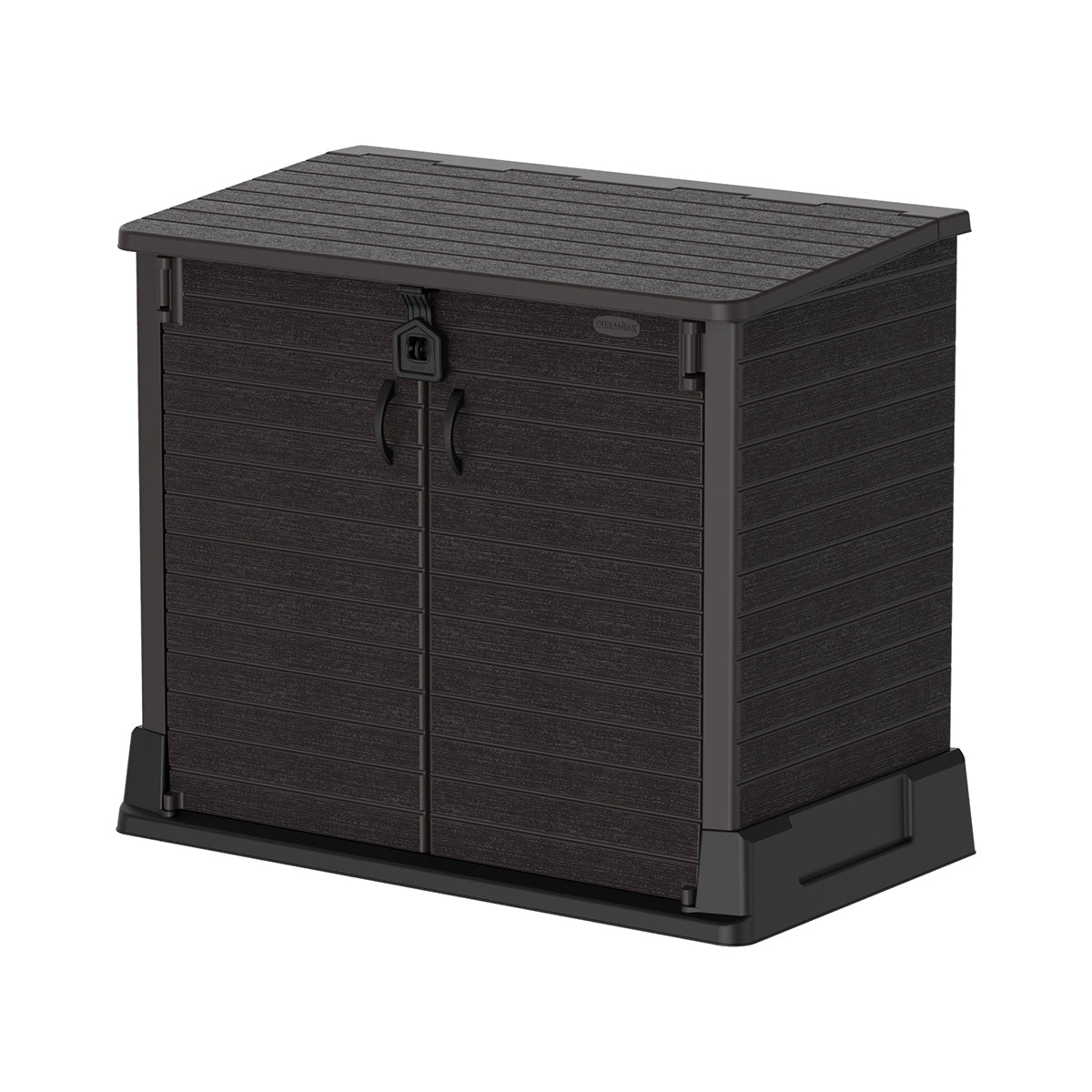 Arcón Cubre Cubos Exterior 850 L Pvc Marrón_3