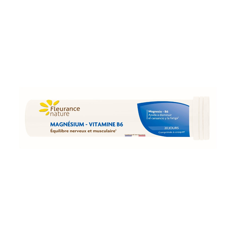 Magnesio - B6 Fleurance Nature 20 Comprimidos Masticables_0