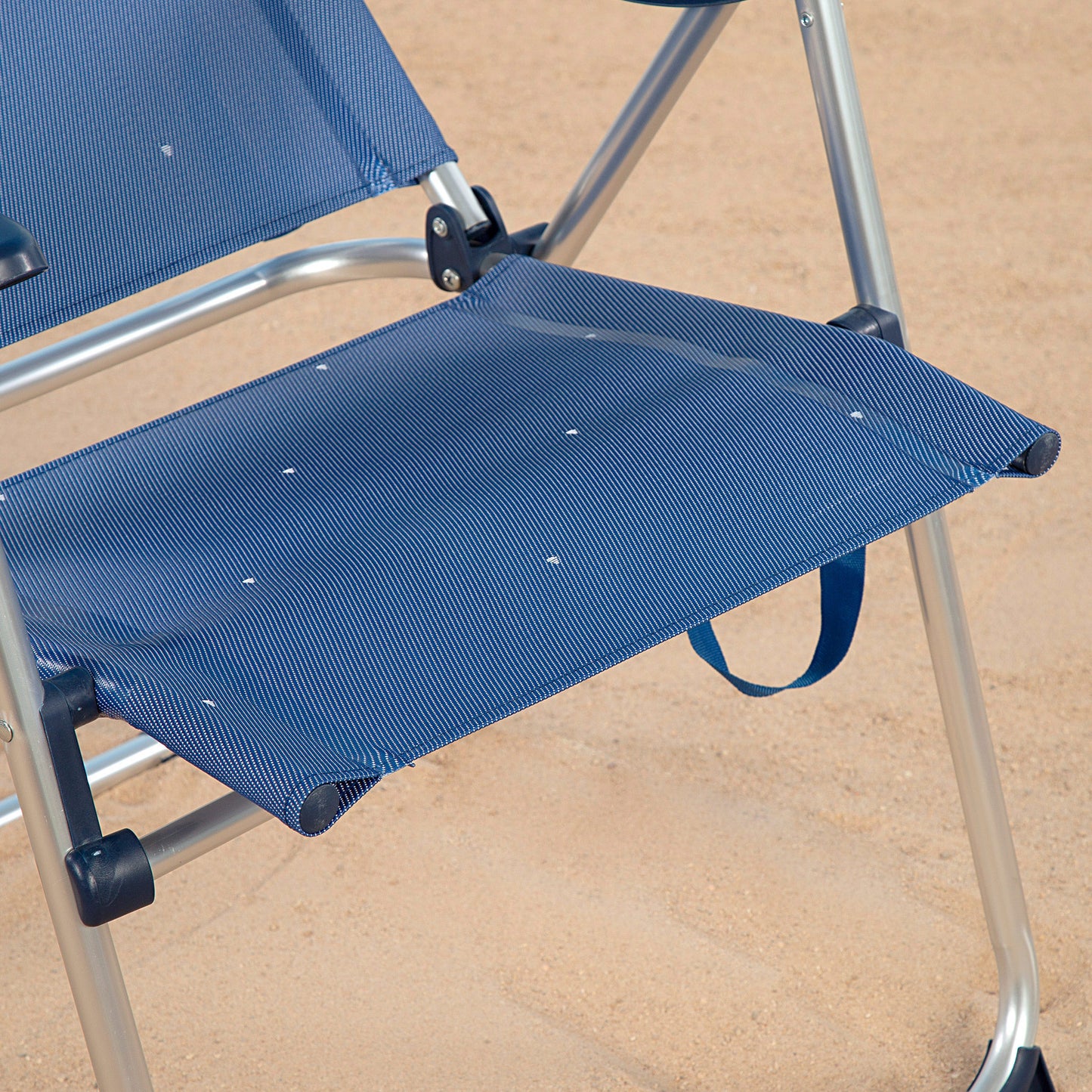Aktive Pack 2 Sillas Plegables Playa 48x65x110 Cm Azul 4 Posiciones_4