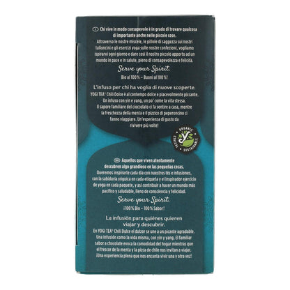 Yogi Tea BIO Chili dulce, 17 bolsitas