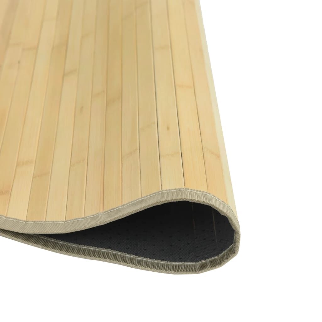 Vidaxl Alfombra Redonda Bambú Color Natural Claro 80 Cm_3