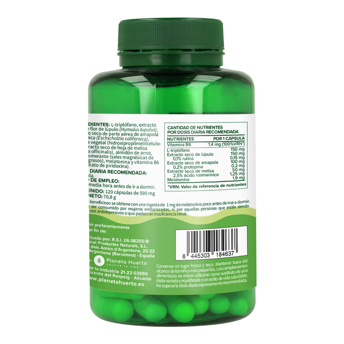 Pack 3xMelatonina complex Planeta Huerto 120 caps