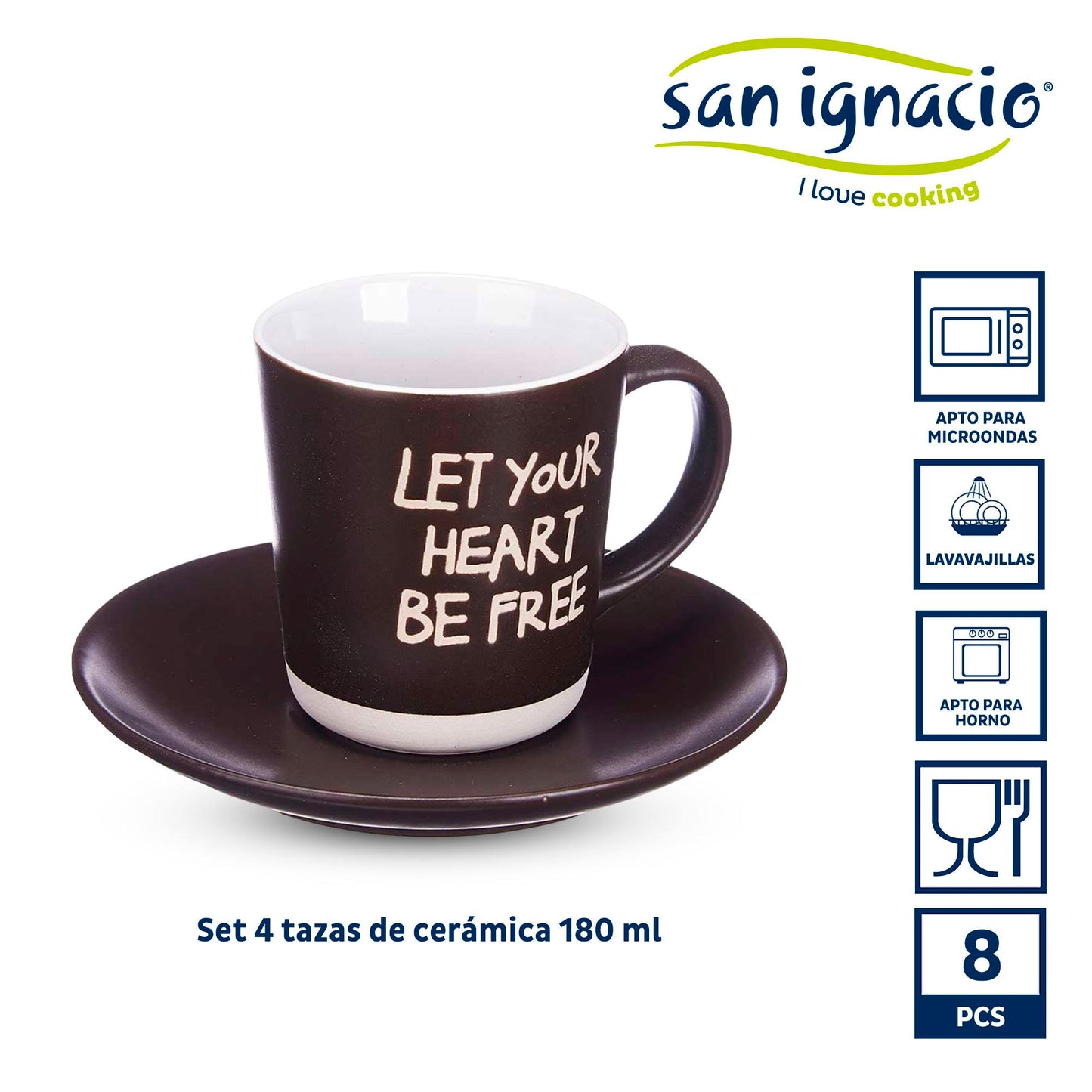 Set 4 Tazas 180 Ml Surt 4 Modelos Colección Vessia