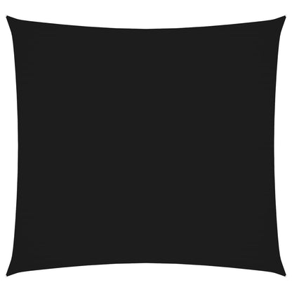 Vidaxl Toldo De Vela Cuadrado Tela Oxford Negro 3,6x3,6 M_0