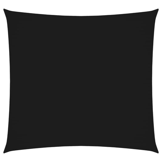 Vidaxl Toldo De Vela Cuadrado Tela Oxford Negro 7x7 M_0