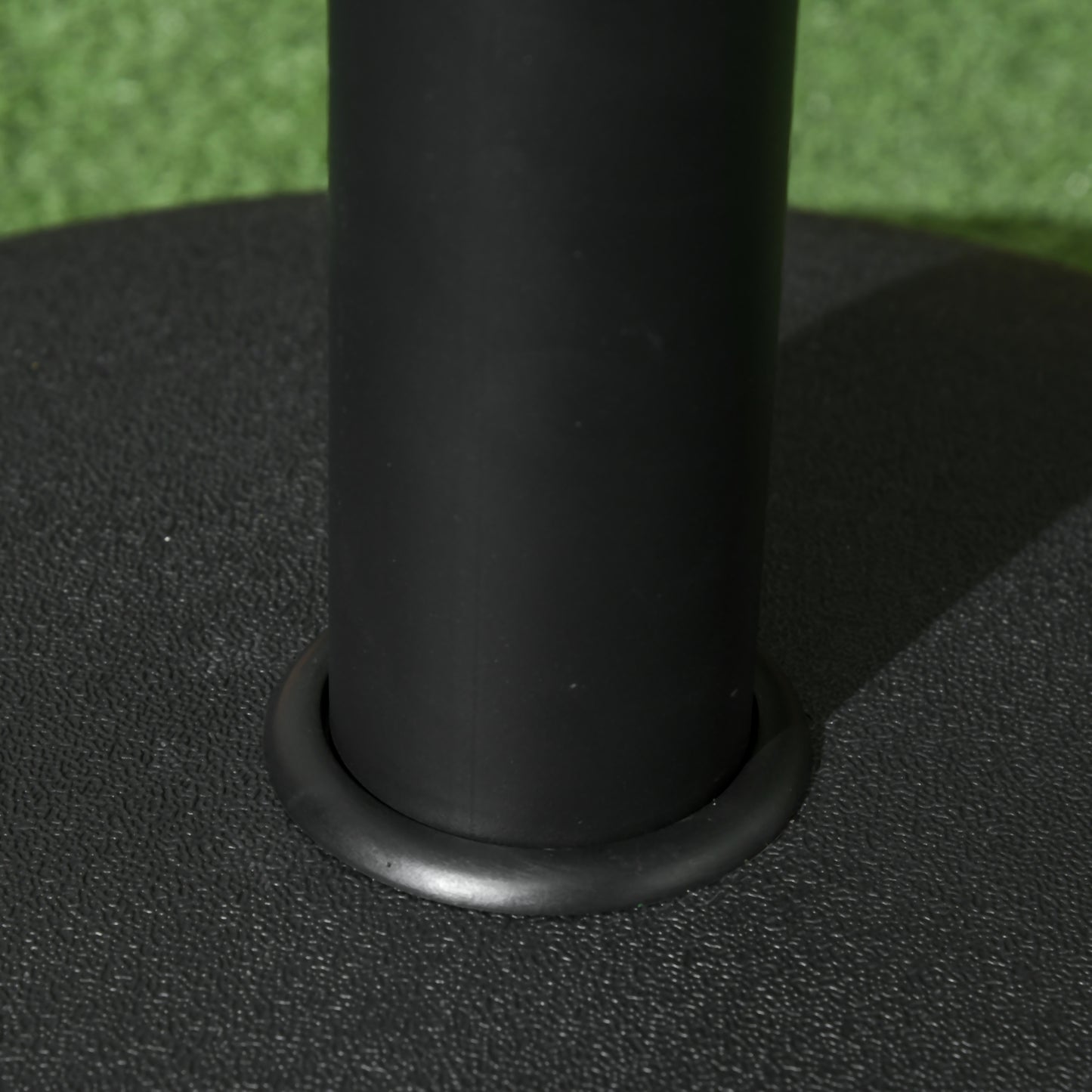 Outsunny Base Para Sombrilla Redonda 25 Kg Soporte De Parasol De Cemento Negro_3