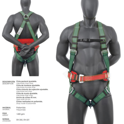 Arnes Anticaidas Kit Seguridad Nº 2 (7 Piezas) En361_1
