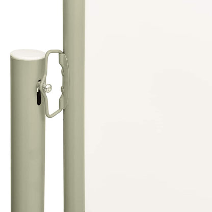 Vidaxl Toldo Lateral Retráctil De Jardín Crema 117x300 Cm_4