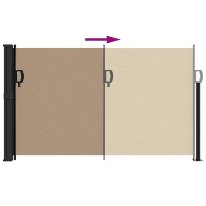 Vidaxl Toldo Lateral Retráctil Gris Taupe 120x500 Cm_4