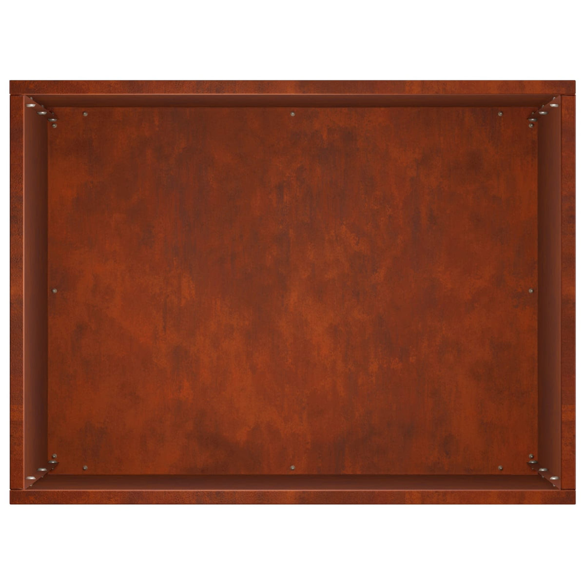 Macetero De Jardín Oxidado 40 X 30 X 40 Cm Acero Oxidado_4