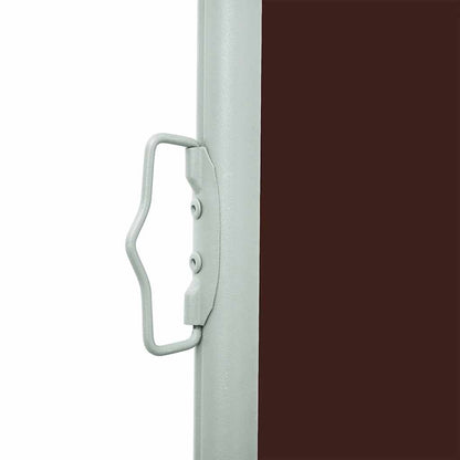 Vidaxl Toldo Lateral Retráctil Para Patio Marrón 140x600 Cm_4