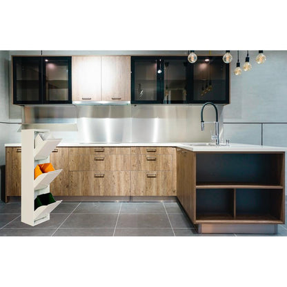 Armario para reciclaje metálico PAT 3 Blanco