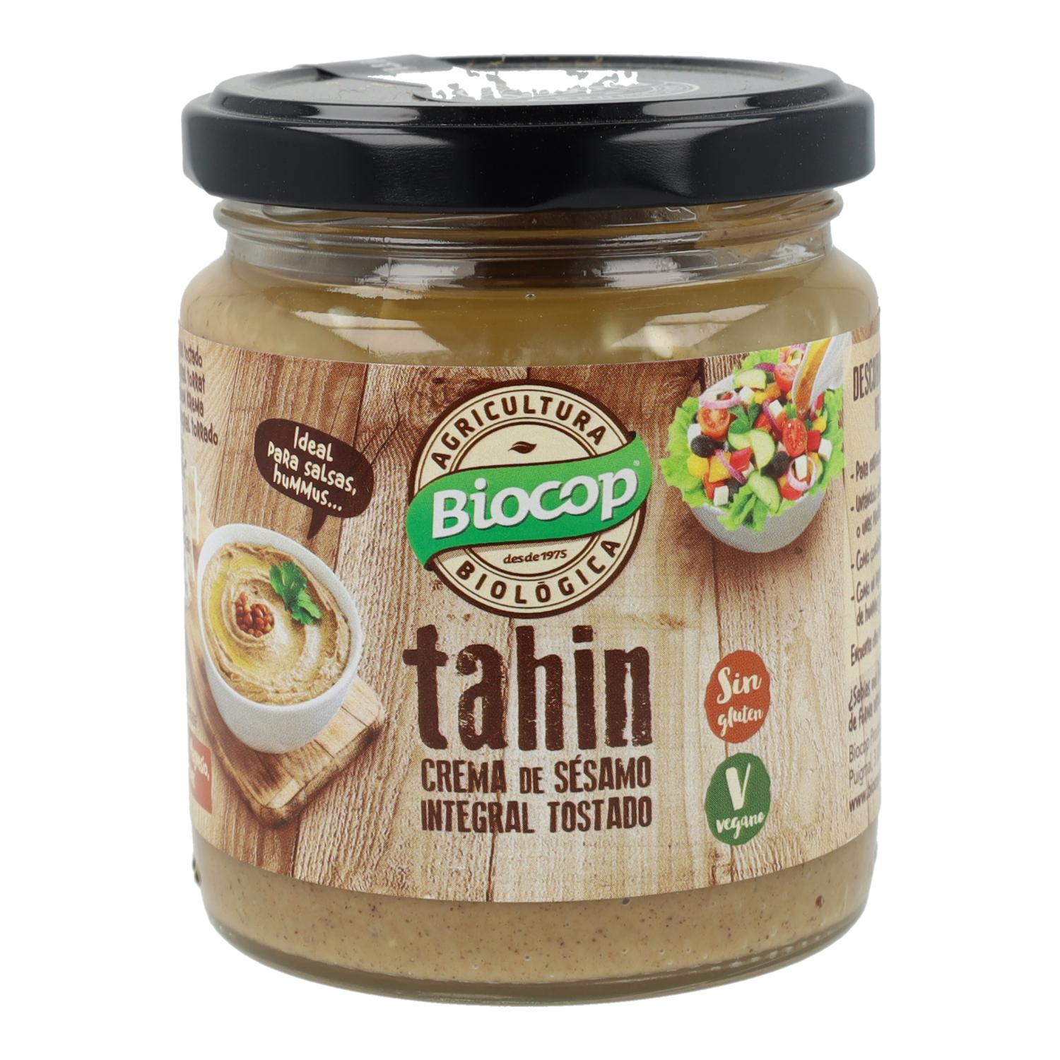 Tahin Integral Tostado sin sal Biocop 225 g