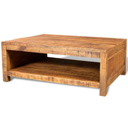 Mesa De Centro De Madera Maciza De Mango_1