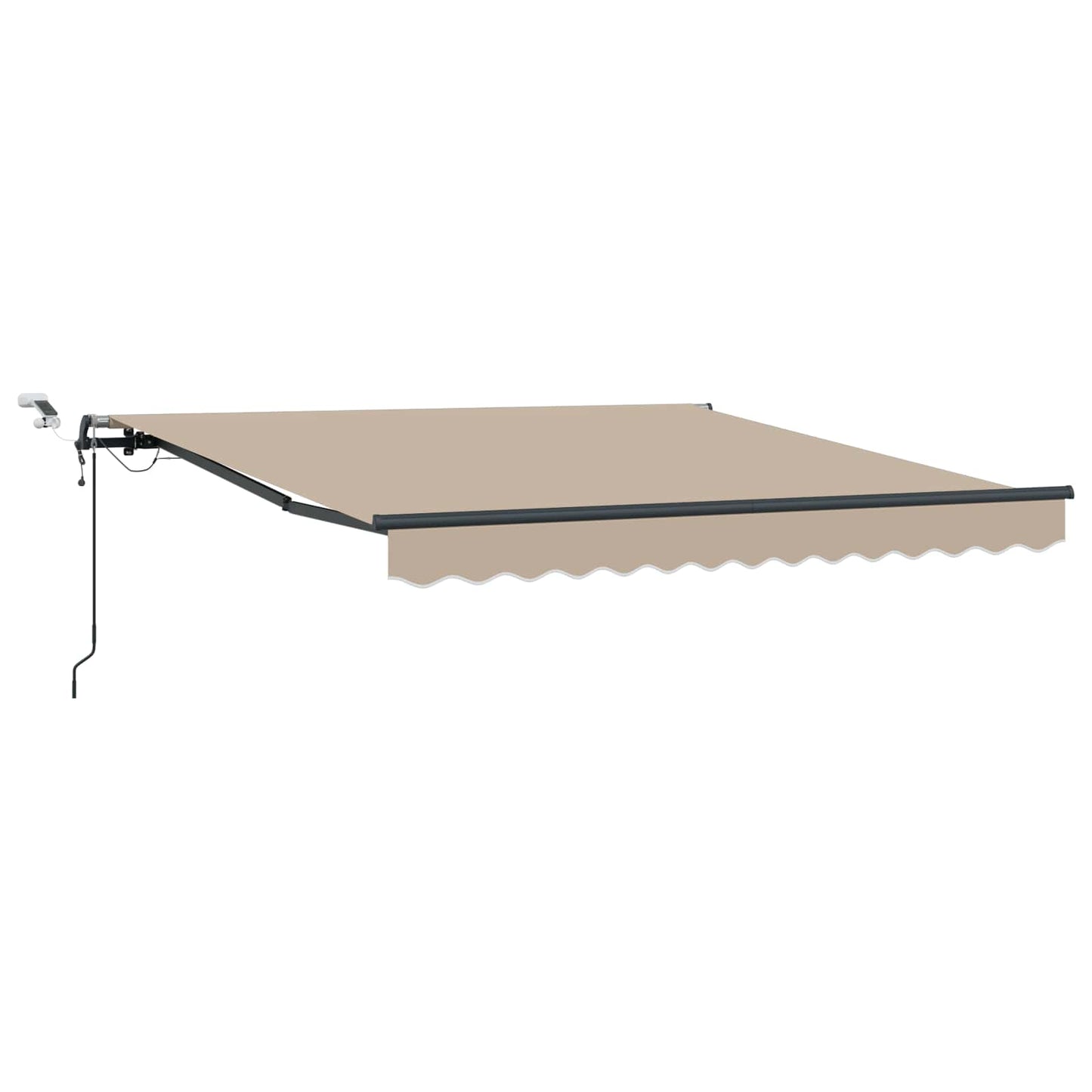Toldo Retráctil Beige 300 X 250 Cm Poliéster_0