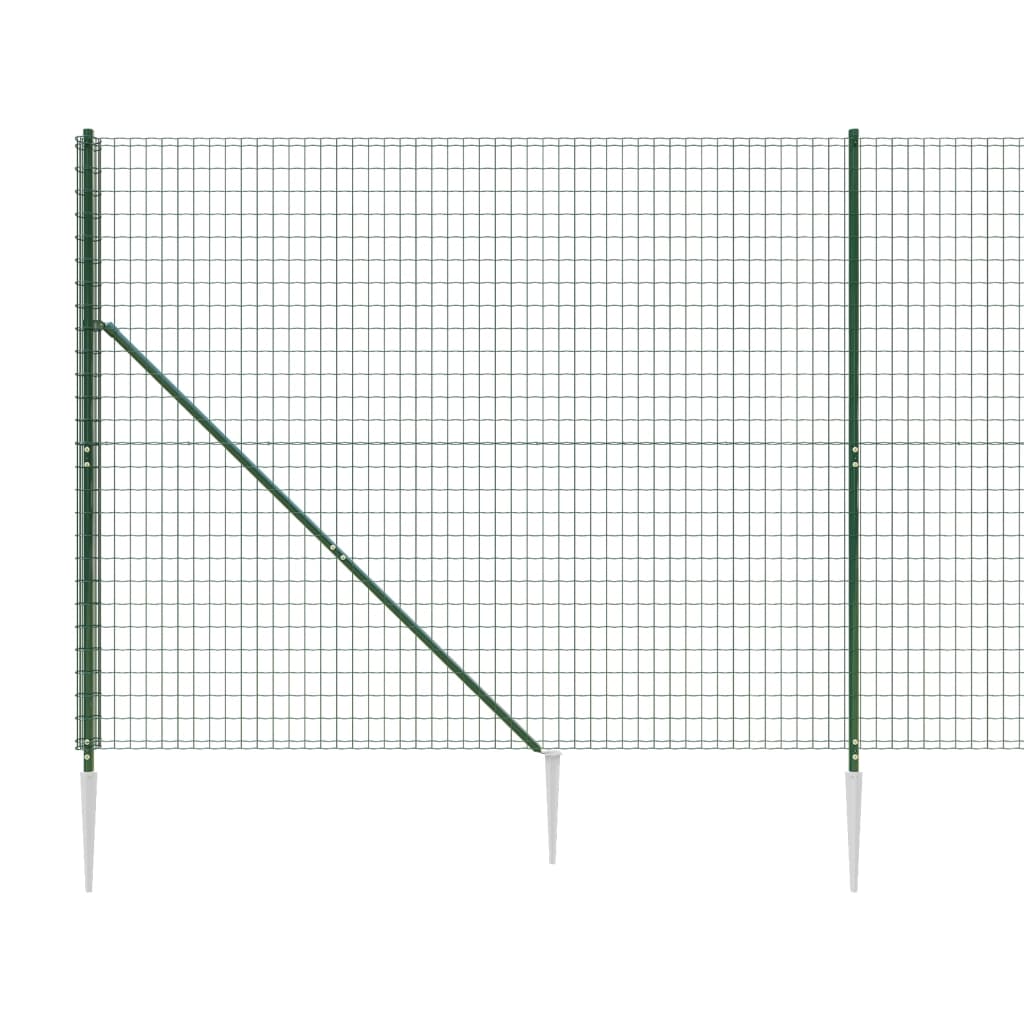 Cerca De Alambre Con Pinchos De Anclaje Verde 1,4x25 M / Vetonek_3