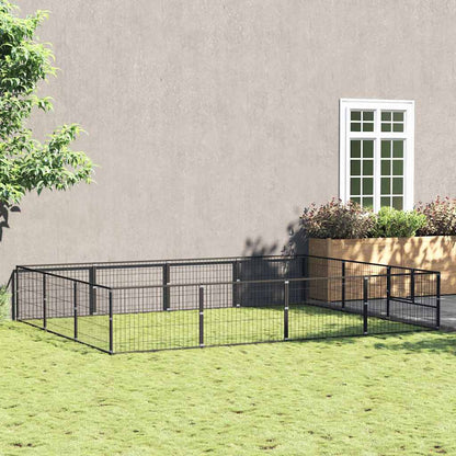 Perrera Acero 12 M² Negra_1