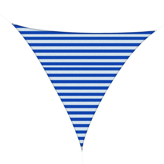 Outsunny Toldo Vela De Sombra Triangular 5x5x5m Hdpe Transpirable Protección Uv_0