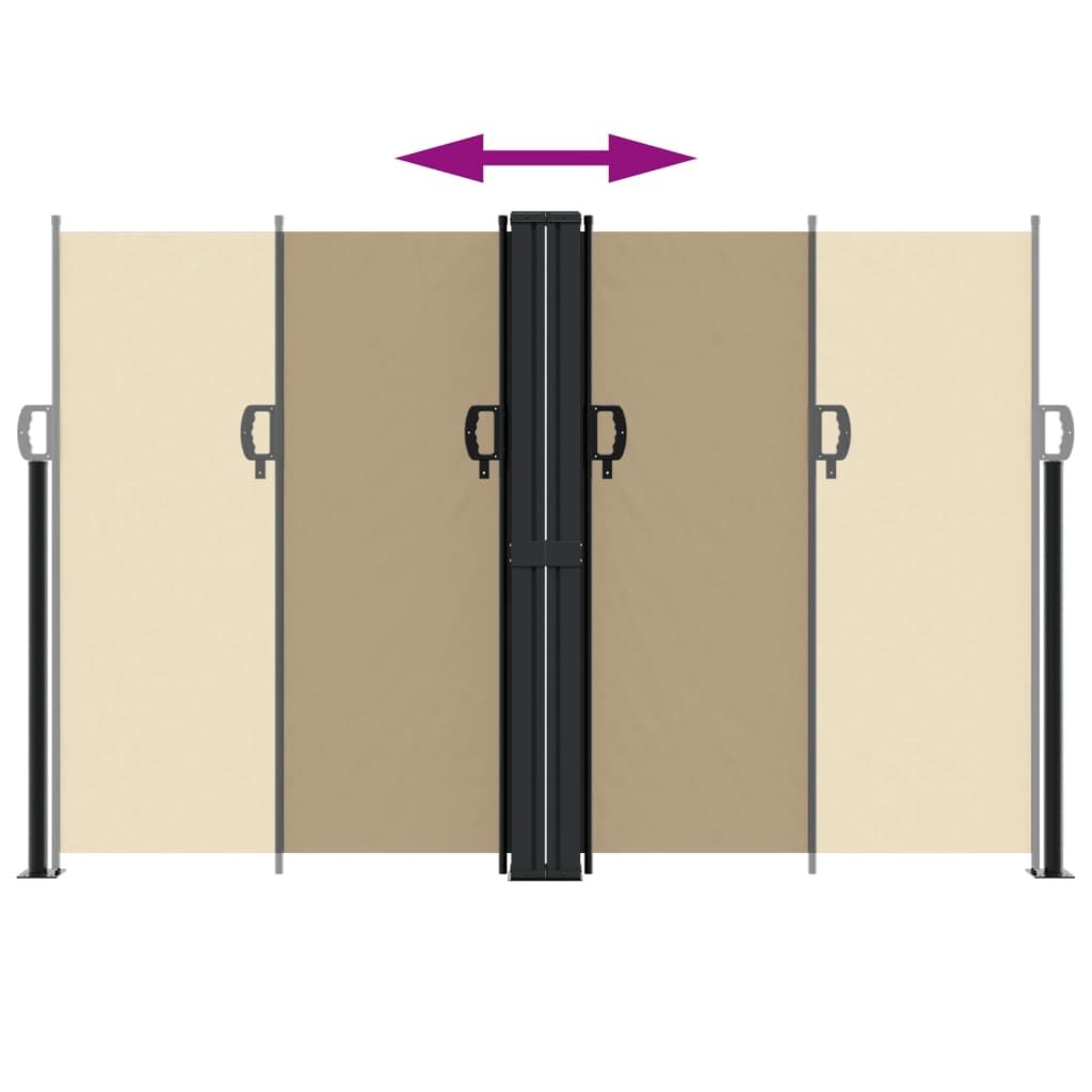 Vidaxl Toldo Lateral Retráctil Beige 160x600 Cm_4