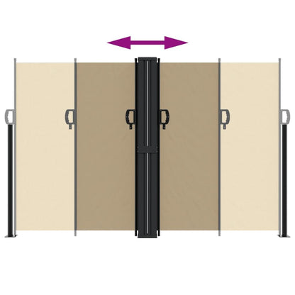 Vidaxl Toldo Lateral Retráctil Beige 160x600 Cm_4