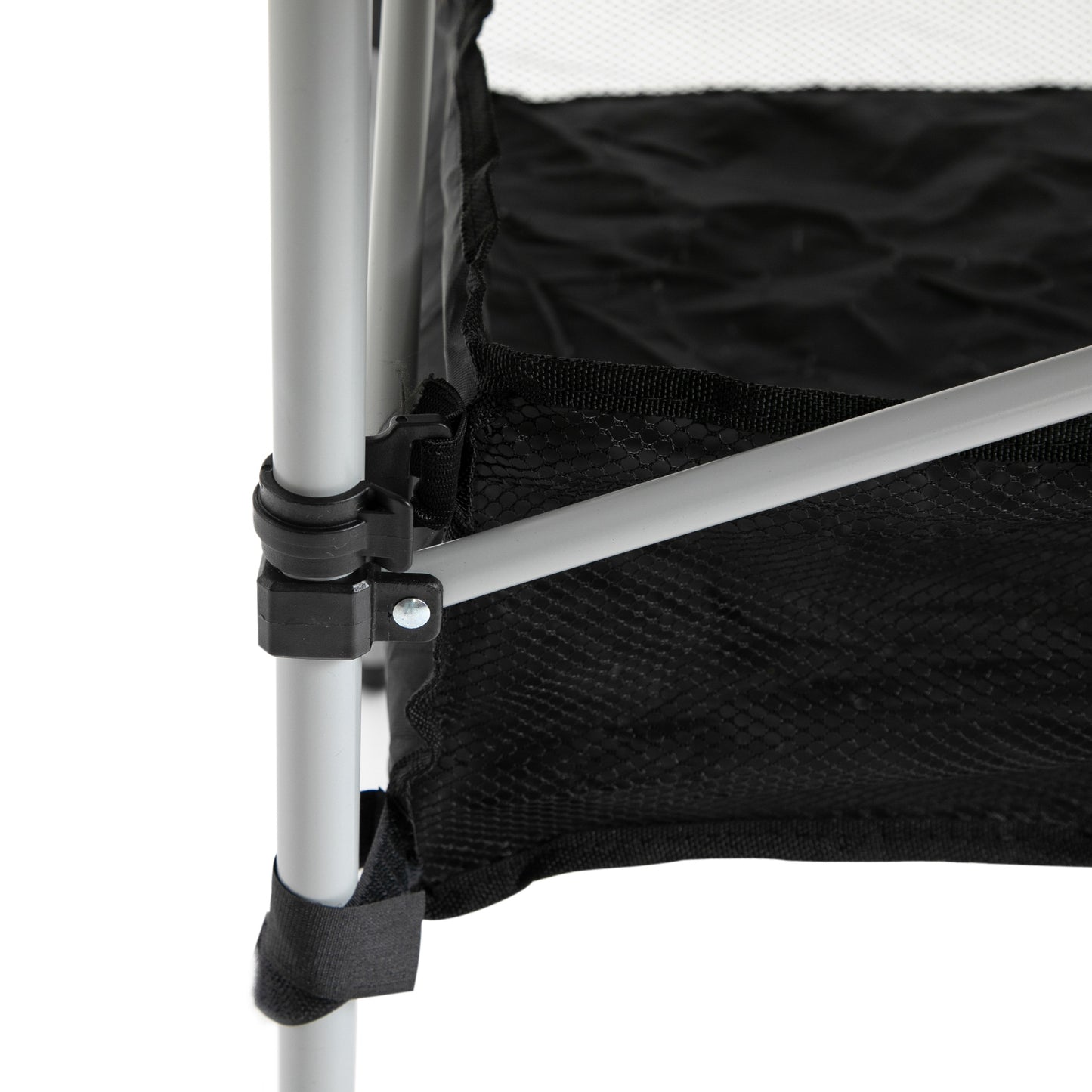 Outsunny Mesa De Camping Plegable Con Almacenaje De Malla Bolsa De Transporte_4