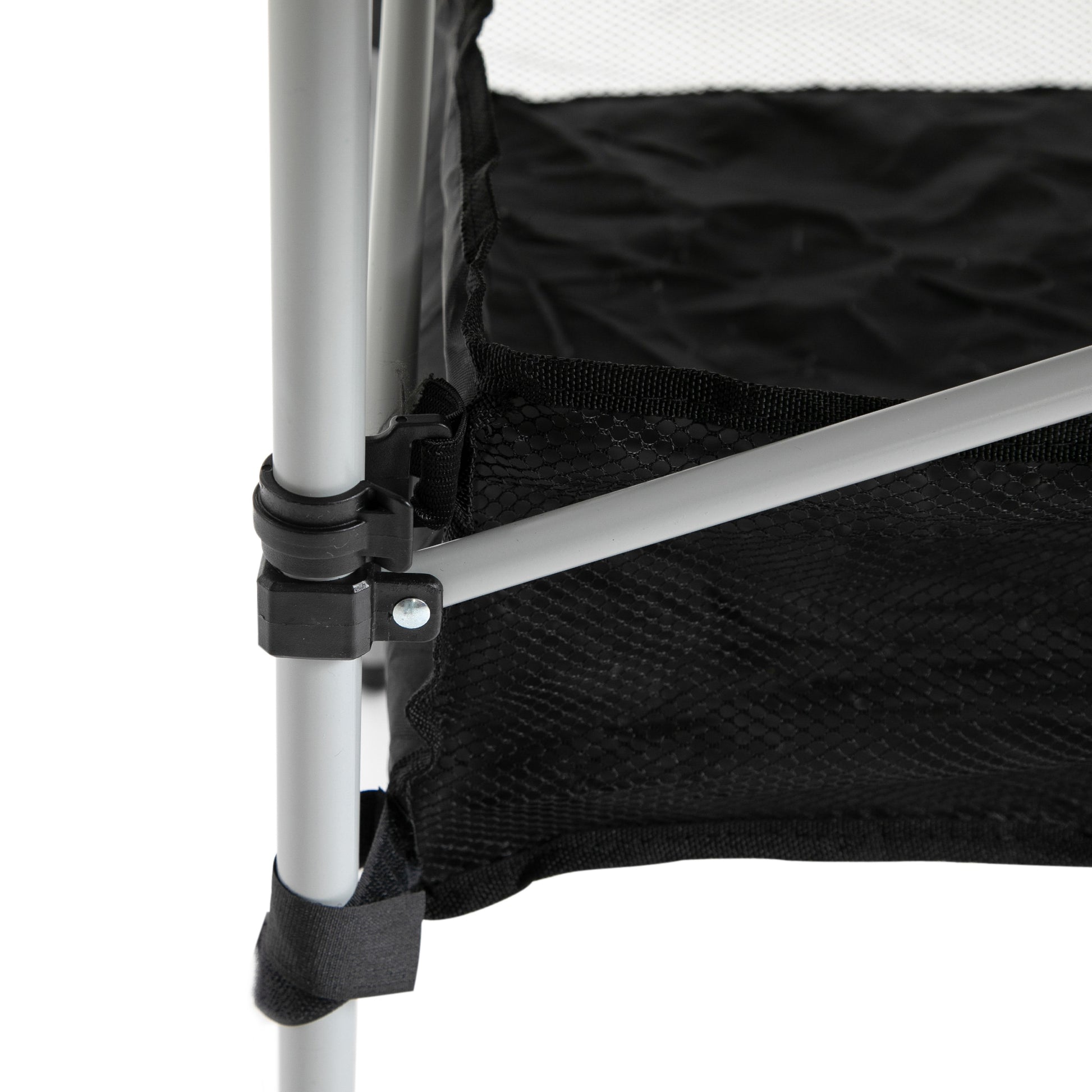 Outsunny Mesa De Camping Plegable Con Almacenaje De Malla Bolsa De Transporte_4