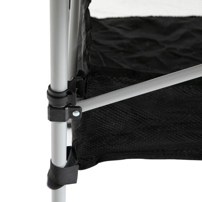Outsunny Mesa De Camping Plegable Con Almacenaje De Malla Bolsa De Transporte_4